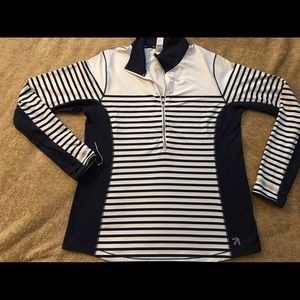 New Balance®  JCrew In-Transit Pullover Stripe